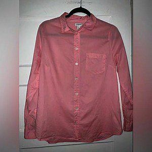 J.Crew factory‎ button up top 100% cotton size Medium